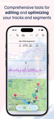 GPX Editor Pro iPhone screenshot