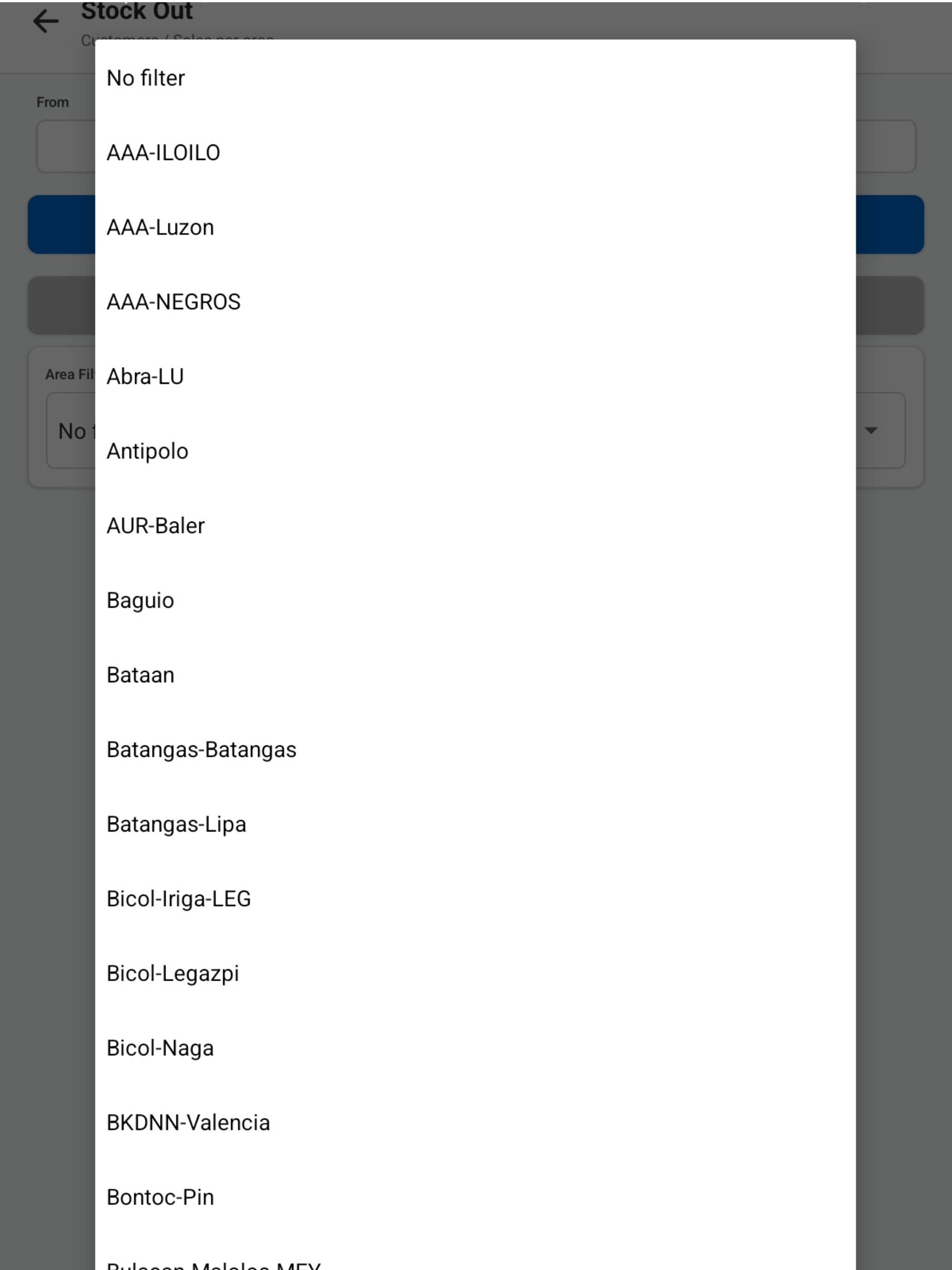 Molo Inventory app