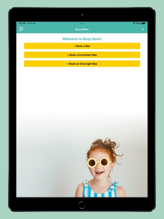Busy Bees Babysitting iPad screenshot 4 - Lifestyle app