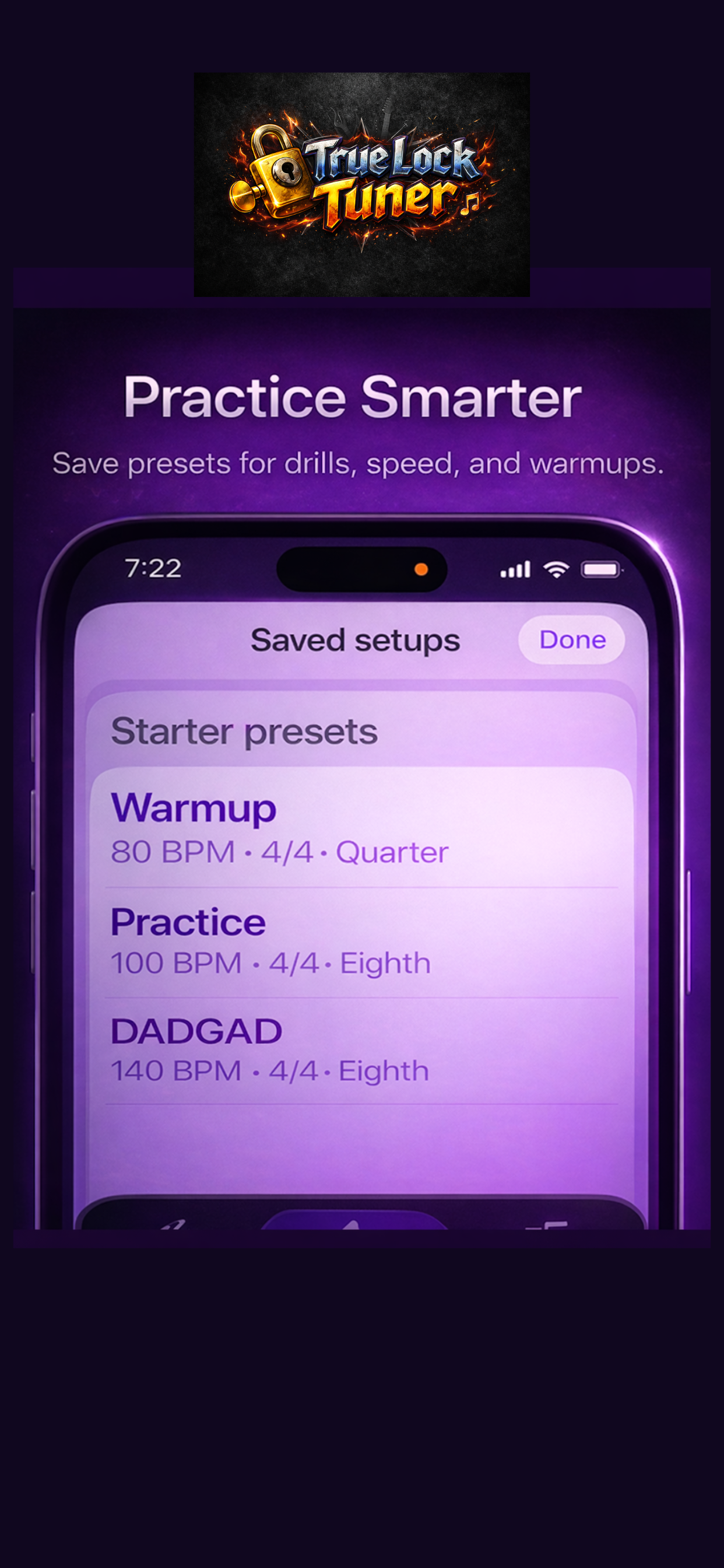 Guitar Tuner - True Lock Tuner screenshot 7