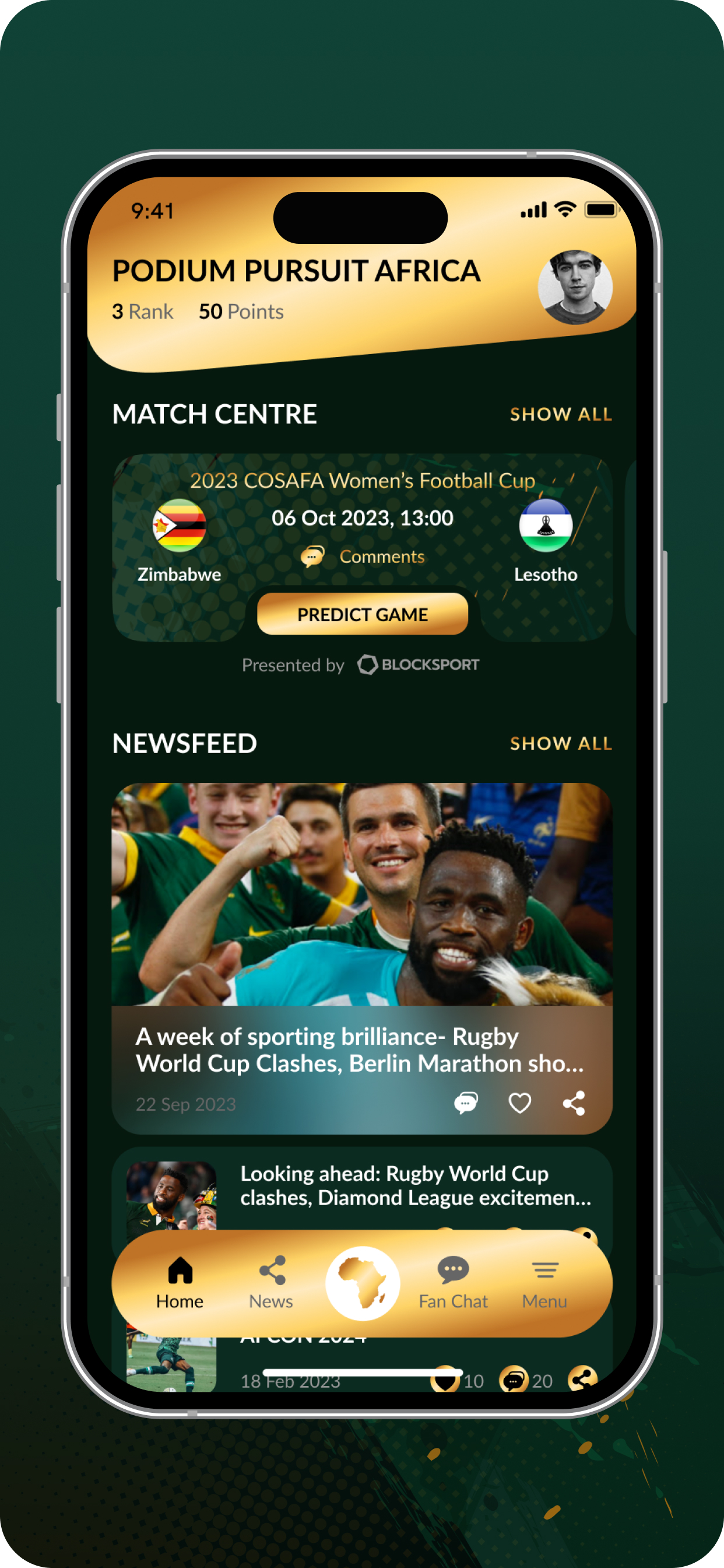 Podium Pursuit Africa