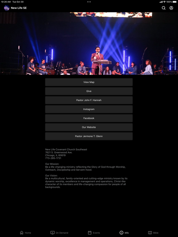 New Life Covenant Southeast iPad screenshot 4 - Lifestyle app