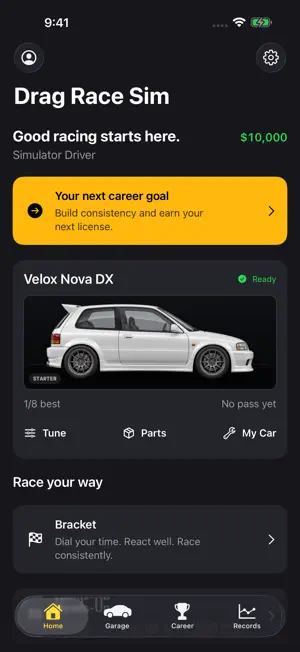 Drag Race Sim screenshot 1
