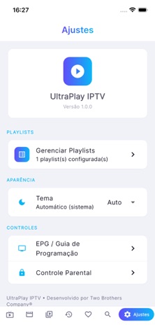 UltraPlay IPTV Screenshot 1 of 3