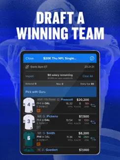 FanDuel Fantasy Sports iPad image 2