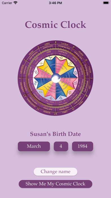 Mother Mary's Cosmic Clock Screenshot