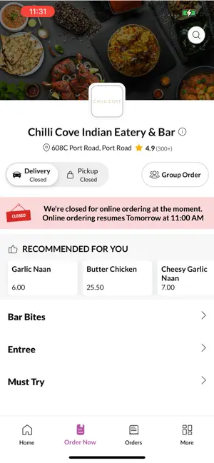 Chilli Cove Indian Eatery &Bar screenshot 2