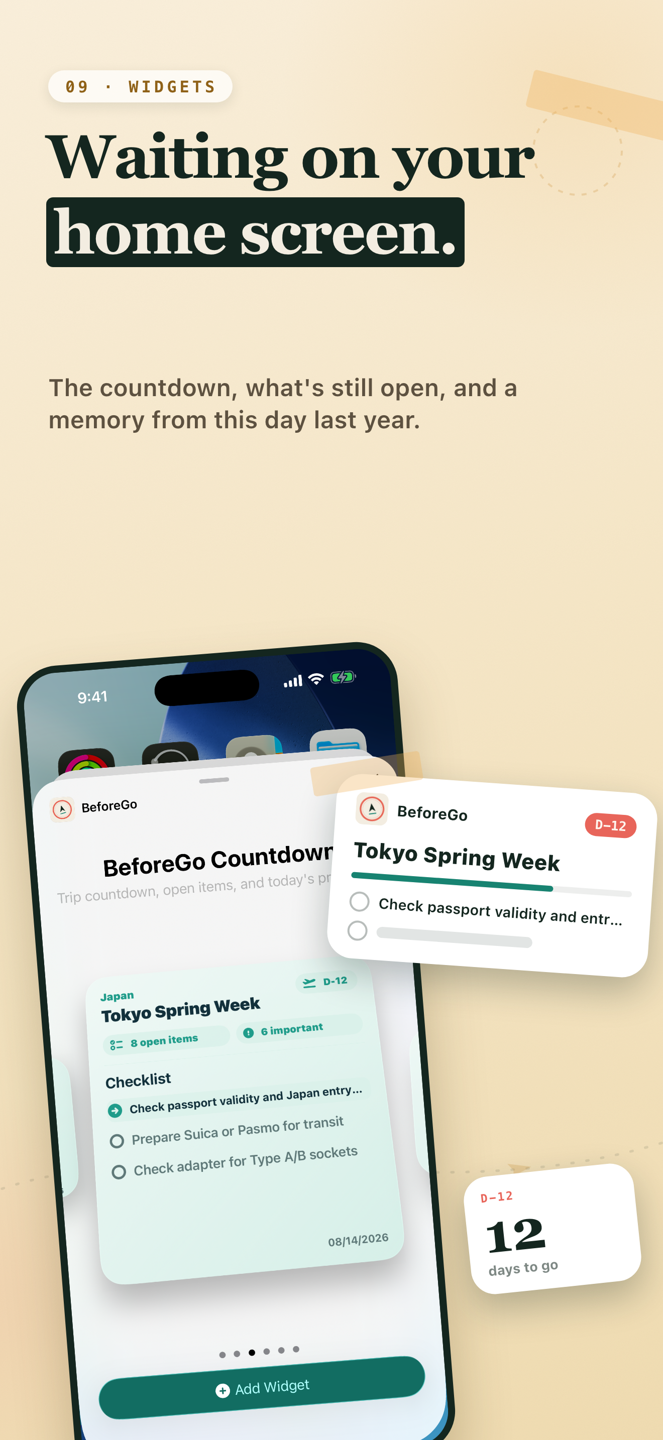 Packing List & Trips: BeforeGo screenshot 9