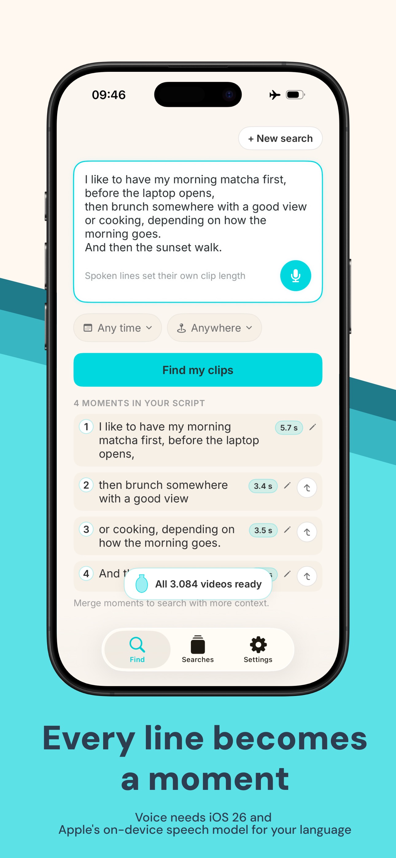 Screenshot 6 of ClipVase: Voiceover to Clips