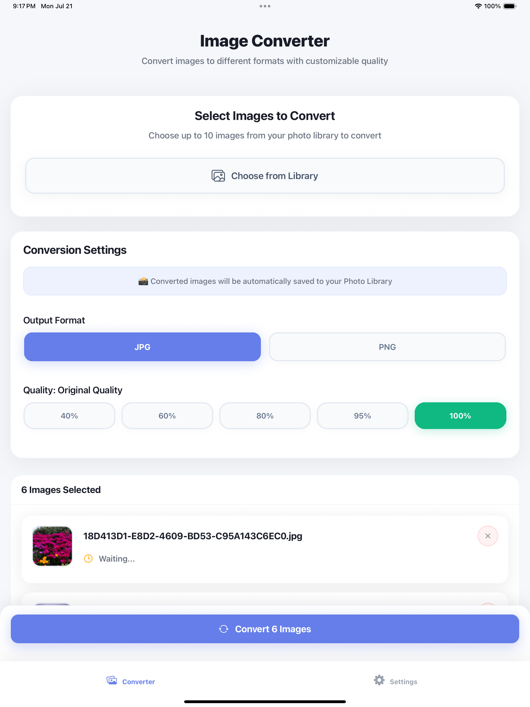 HEIC to JPG Image Converter •