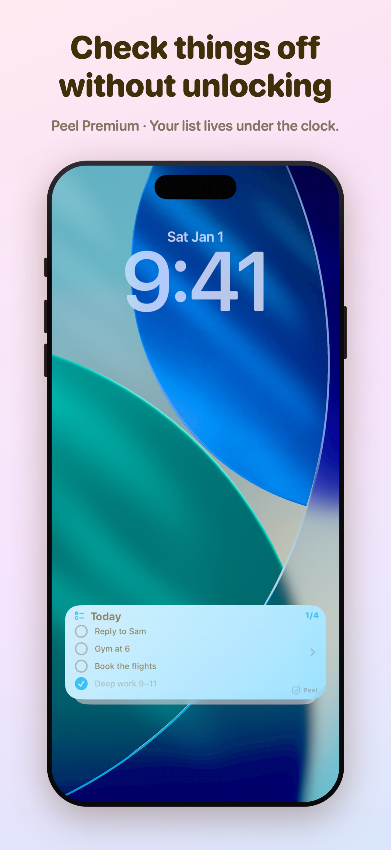 Screenshot 2 of Peel: Sticky Notes & Widgets