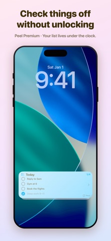 Peel: Sticky Notes & Widgets Screenshot 2 of 10