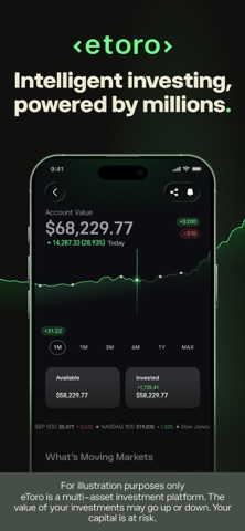 eToro AI iPhone screenshot 1