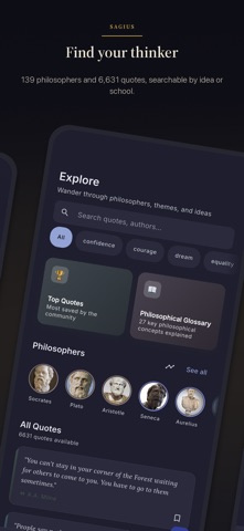 Sagius: Ask a Philosopher Screenshot 3 of 7