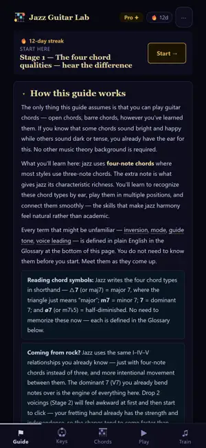 Archtone: Jazz Guitar Chords screenshot 4