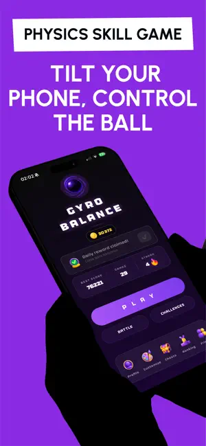 Gyro Balance - Tilt Game screenshot 1