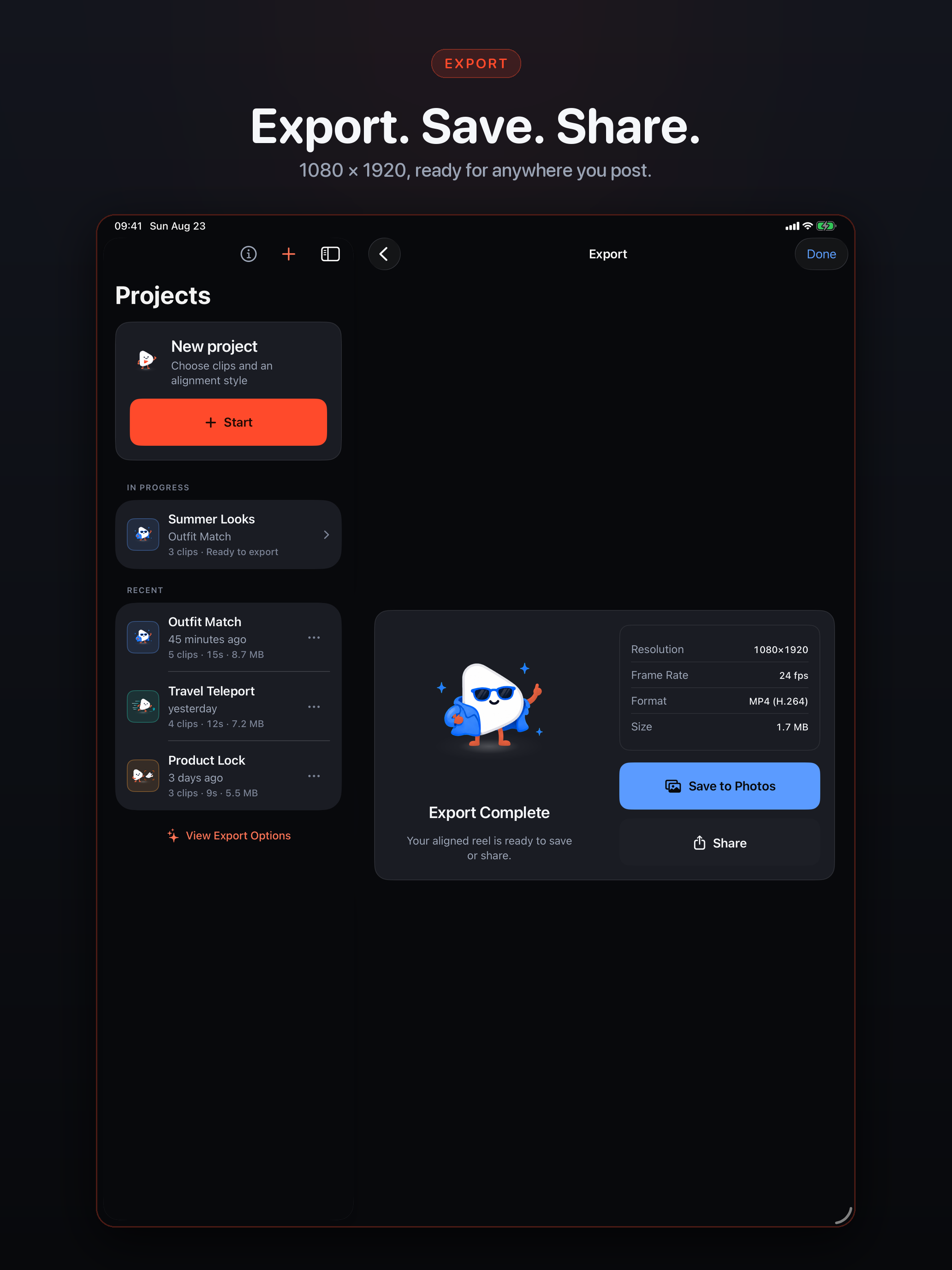 ReelAlign: Match Cut Editor screenshot 14