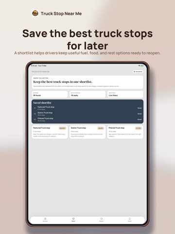Truck Stop Near Me iPad screenshot