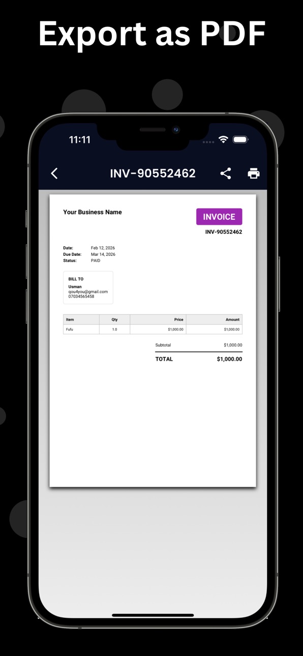 iPhone screenshot