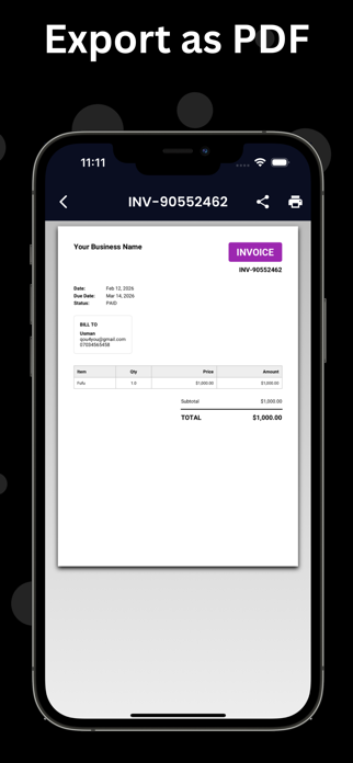 Invoice Maker - Estimate PDF Screenshot 3 of 7