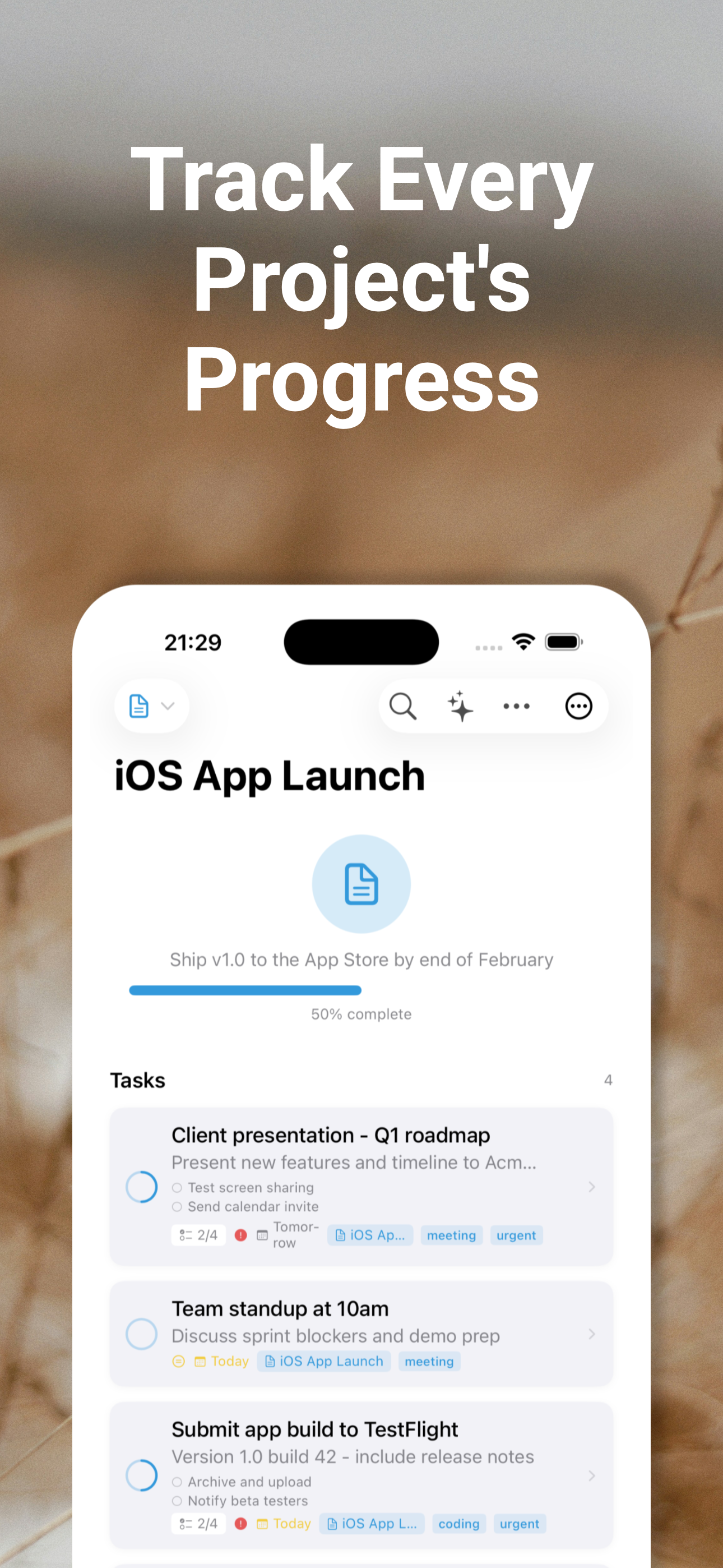 Elegant Tasks: To-Do List screenshot 2