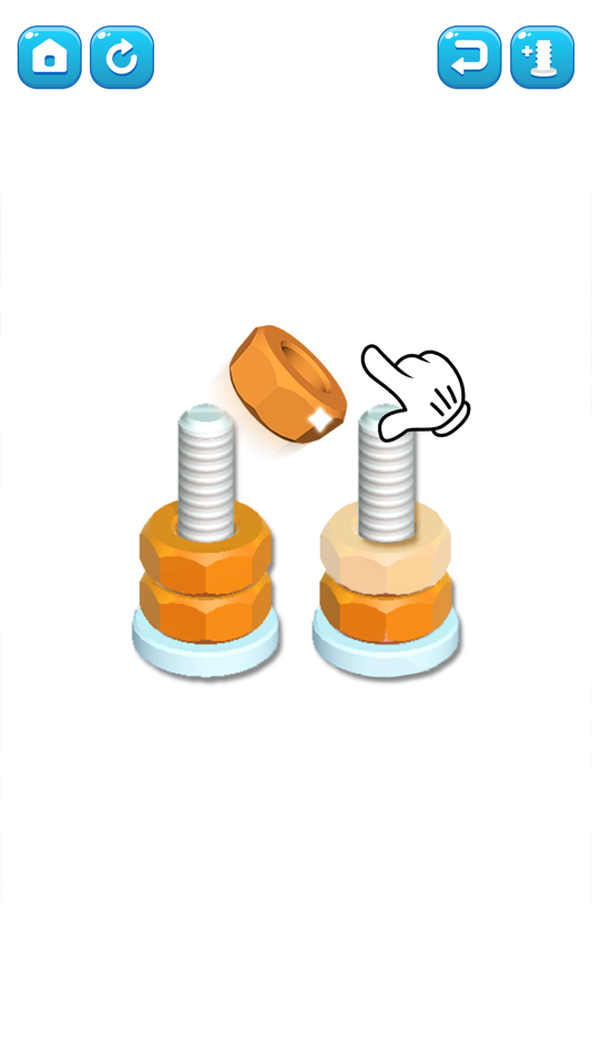 #1. Nuts Sort: Nuts & Bolts Puzzle (iOS) Podle: COMMANDOO JOINT STOCK COMPANY