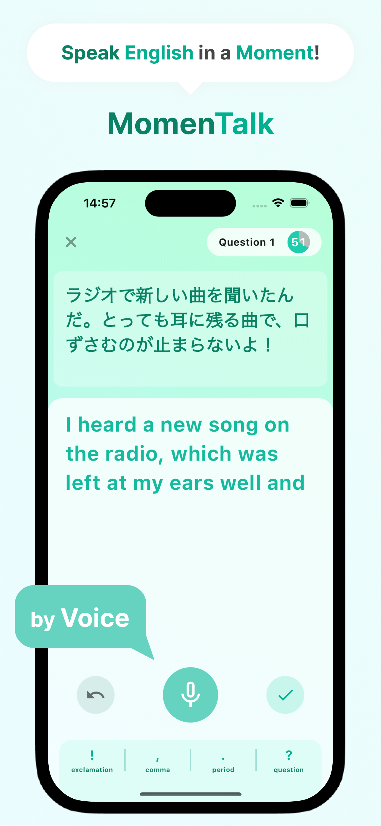 MomenTalk: Practice Speaking