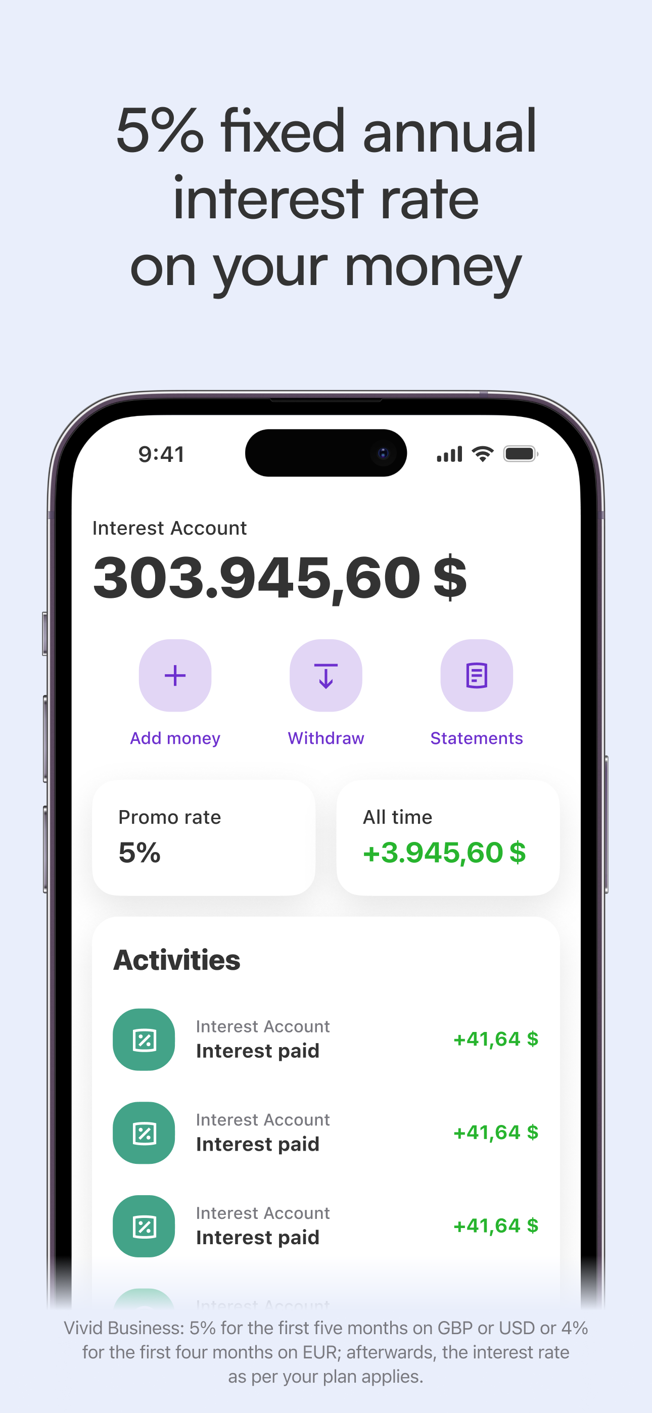 Vivid Business and Personal screenshot 3