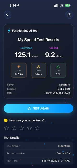 FastNet Speed Checker Screenshot 2 of 4