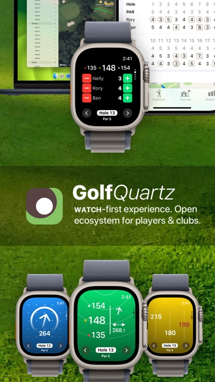 Golf Quartz › Watch + Golf GPS