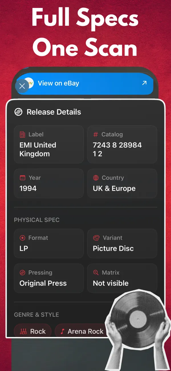 #3. Vinyl Snap Identifier (iOS) Podle: Bouazza El Amri