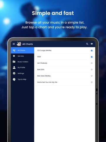 Orpheus Sheet Music Reader iPad screenshot
