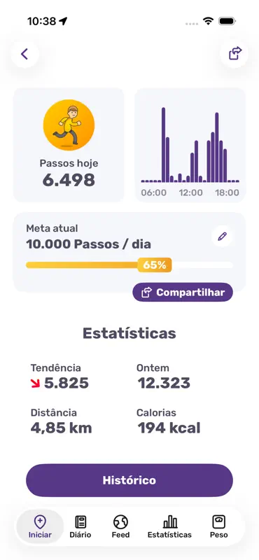 Corrida e Caminhada App FITAPP screenshot 9 of 10