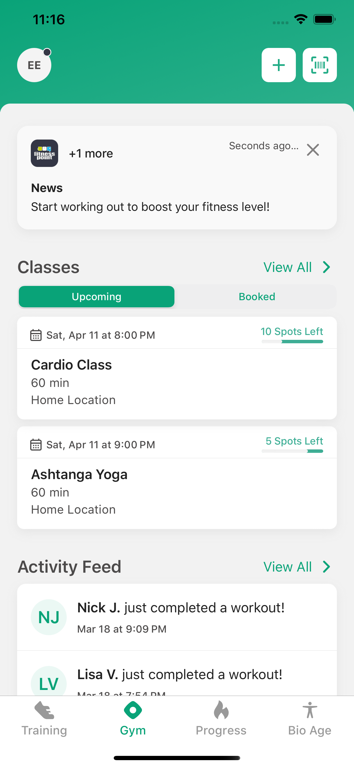 Fitness Point Member App screenshot 3