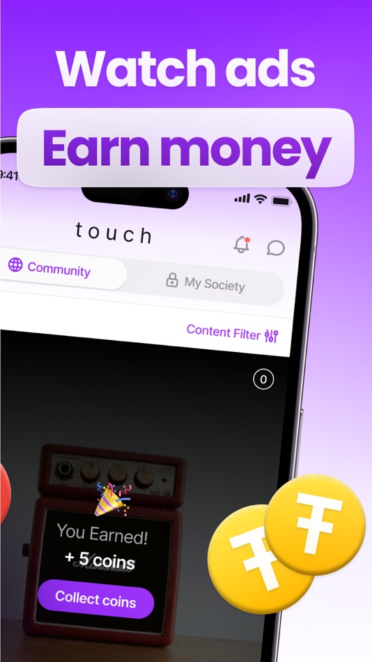 #4. Touchapp - Meaningful Sharing (iOS) 由: Touch Social Media Network Yazılım Gelıstırme ve Tıcaret Lımıted Sırketı