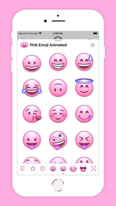 Screenshot #1 pour Pink Emoji Animated