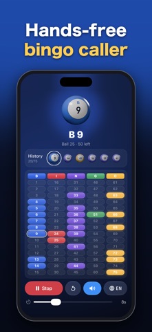 Bingo Caller - Number Machine screenshot 1