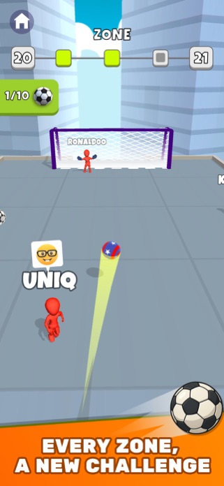 Crazy Kick! Fun Football game screenshot 1