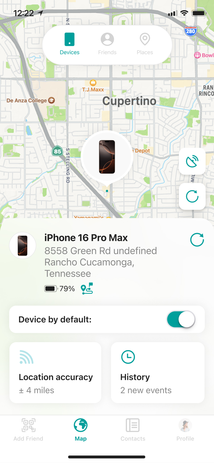 Find My Friends Phone - iMapp screenshot 3