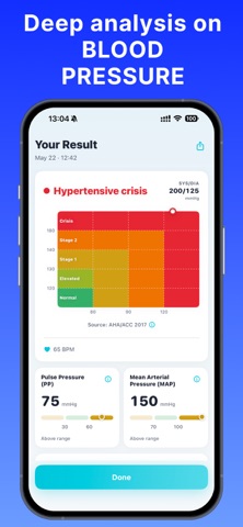 Blood Pressure Monitor & Pulse iPhone screenshot