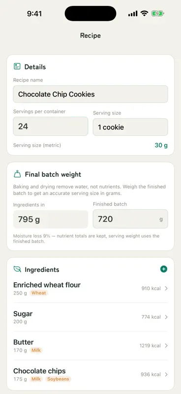 LabelForge: Nutrition Facts screenshot 4 of 7
