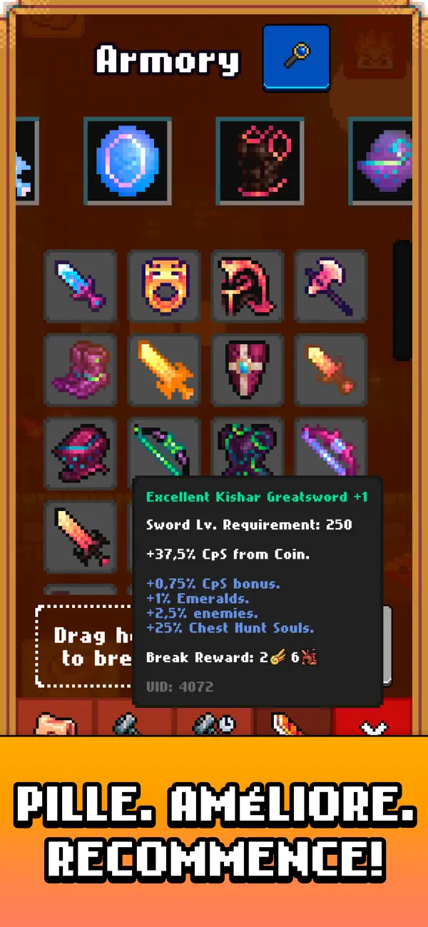 Screenshot #3 pour Idle Slayer: Addictive Clicker