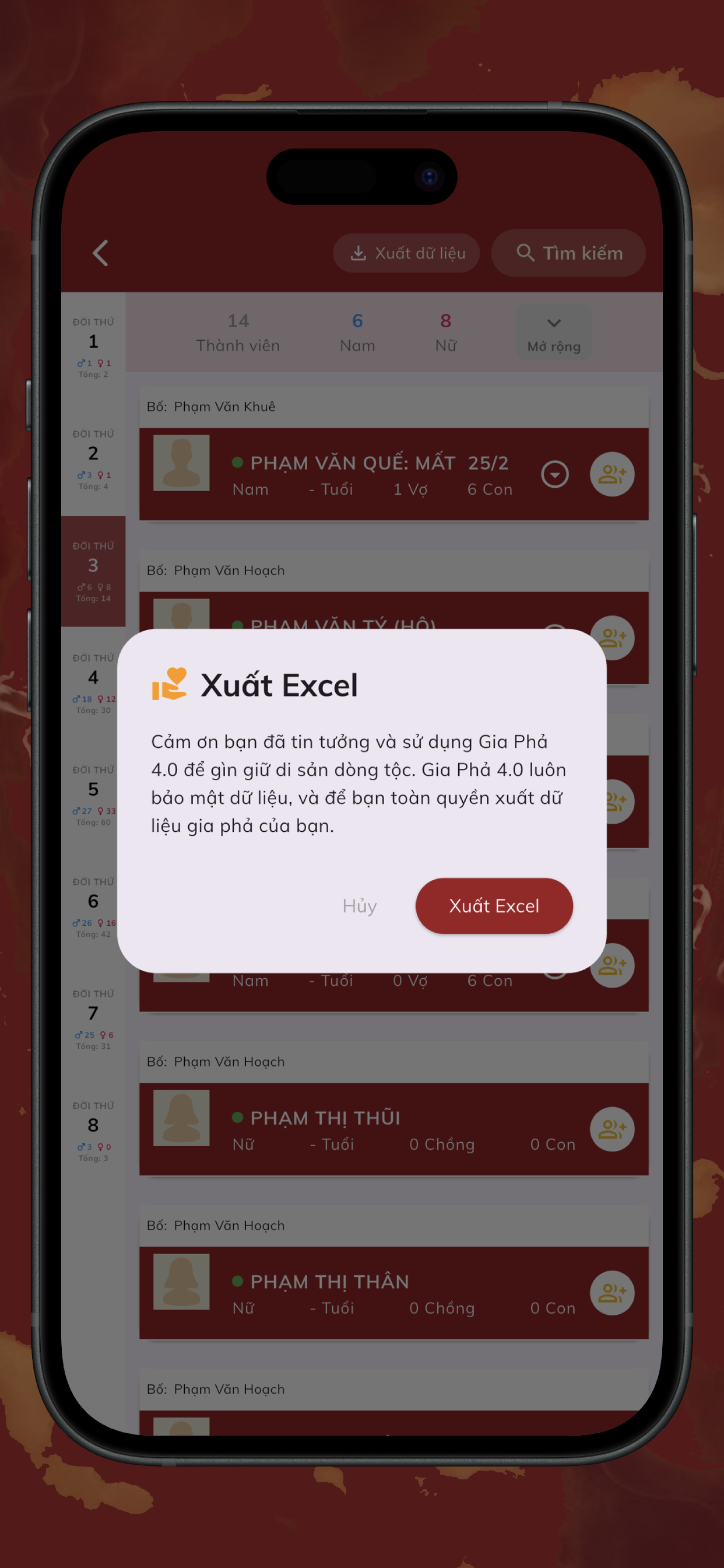 Gia Phả 4.0 - Phả Tuệ