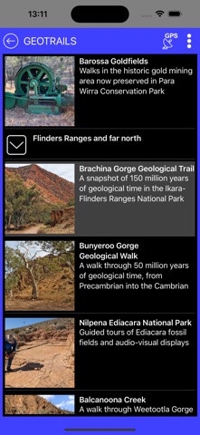 South Australia Geotrails screenshot