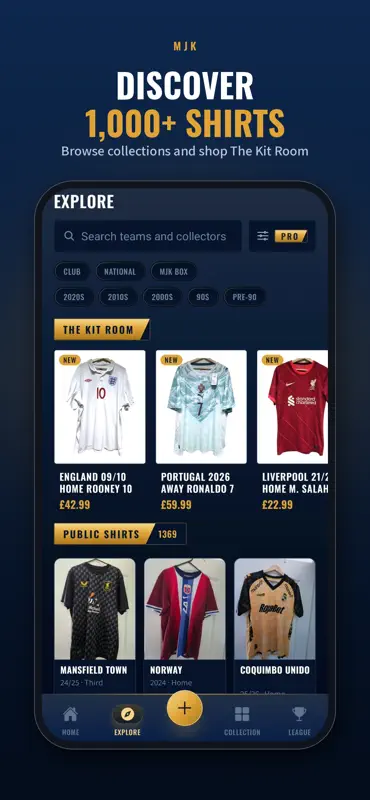 MJK: Football Shirt Collector screenshot 5 of 6