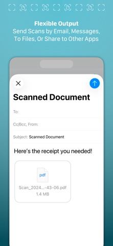 Simple Scan • Quick Scanner iPhone screenshot