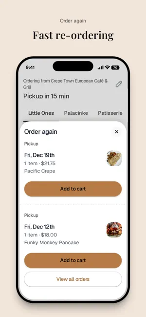 Crepe Town European Café screenshot 4