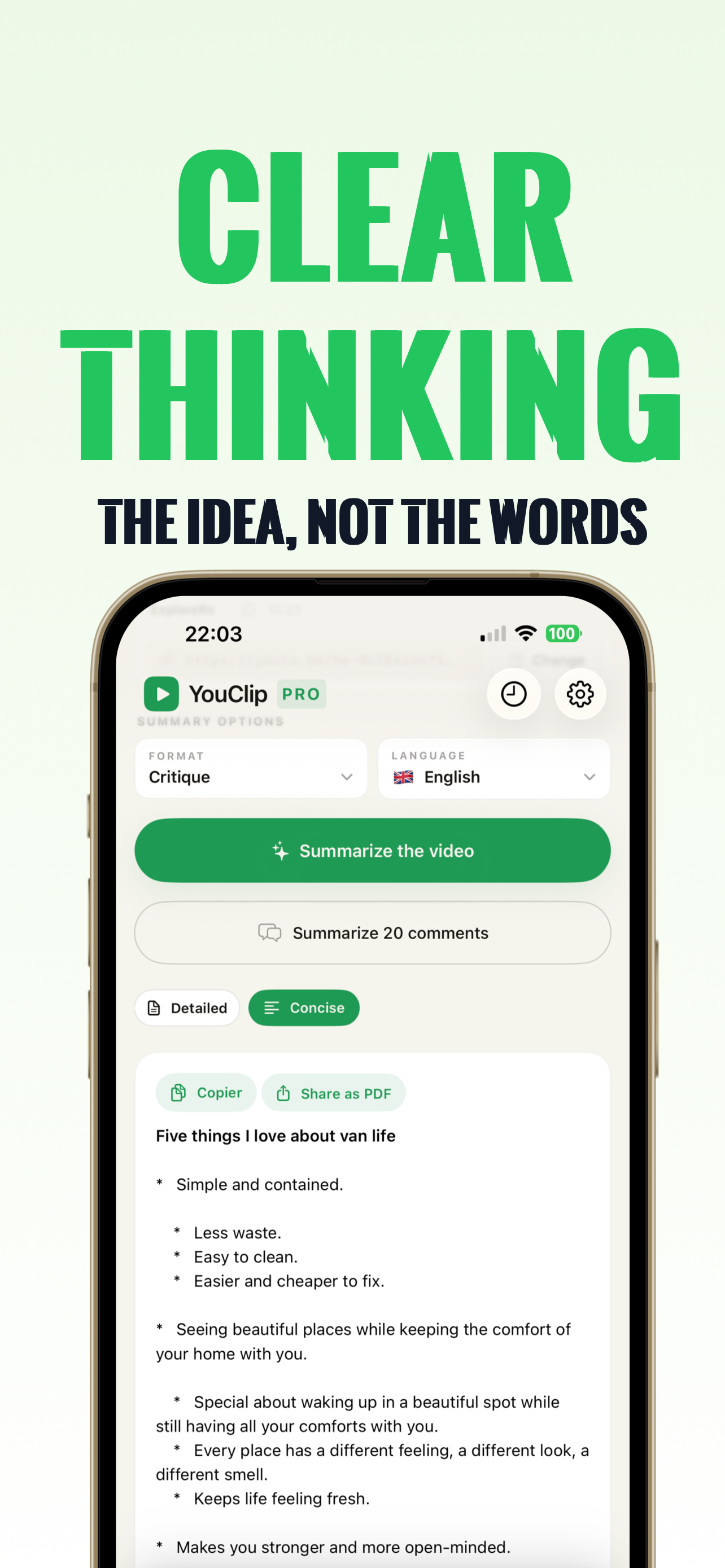 YouClip: AI Youtube Summarizer