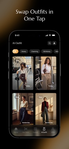 Zyndra: AI发型换装助手 screenshot