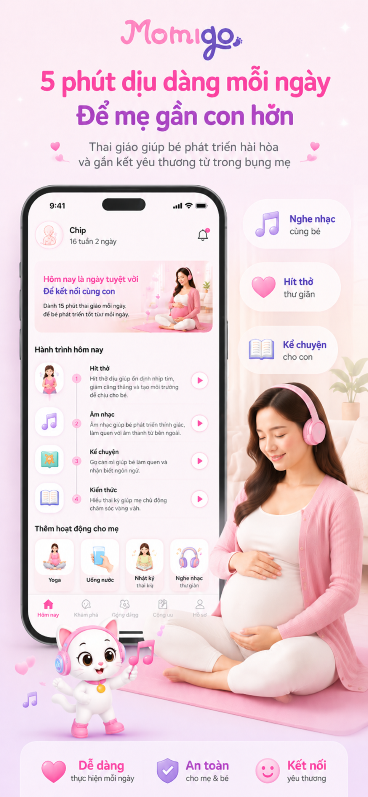 Momigo: Mẹ Bầu & Nuôi Con